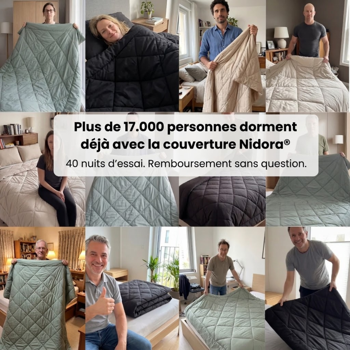 Couette Nidora® – La couette 2 en 1 à séchage rapide qui remplace l'utilisation des draps.