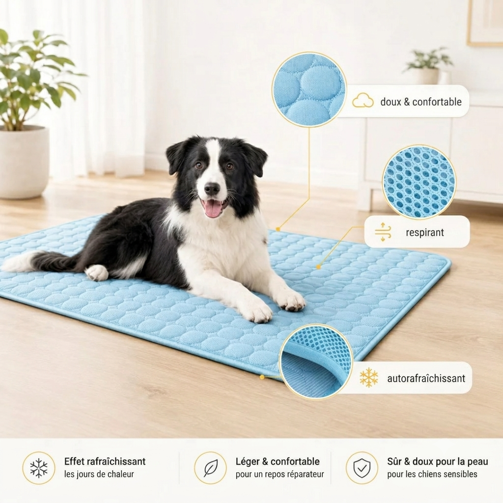 Tapis rafraîchissant pour l'été | Offre 1+1