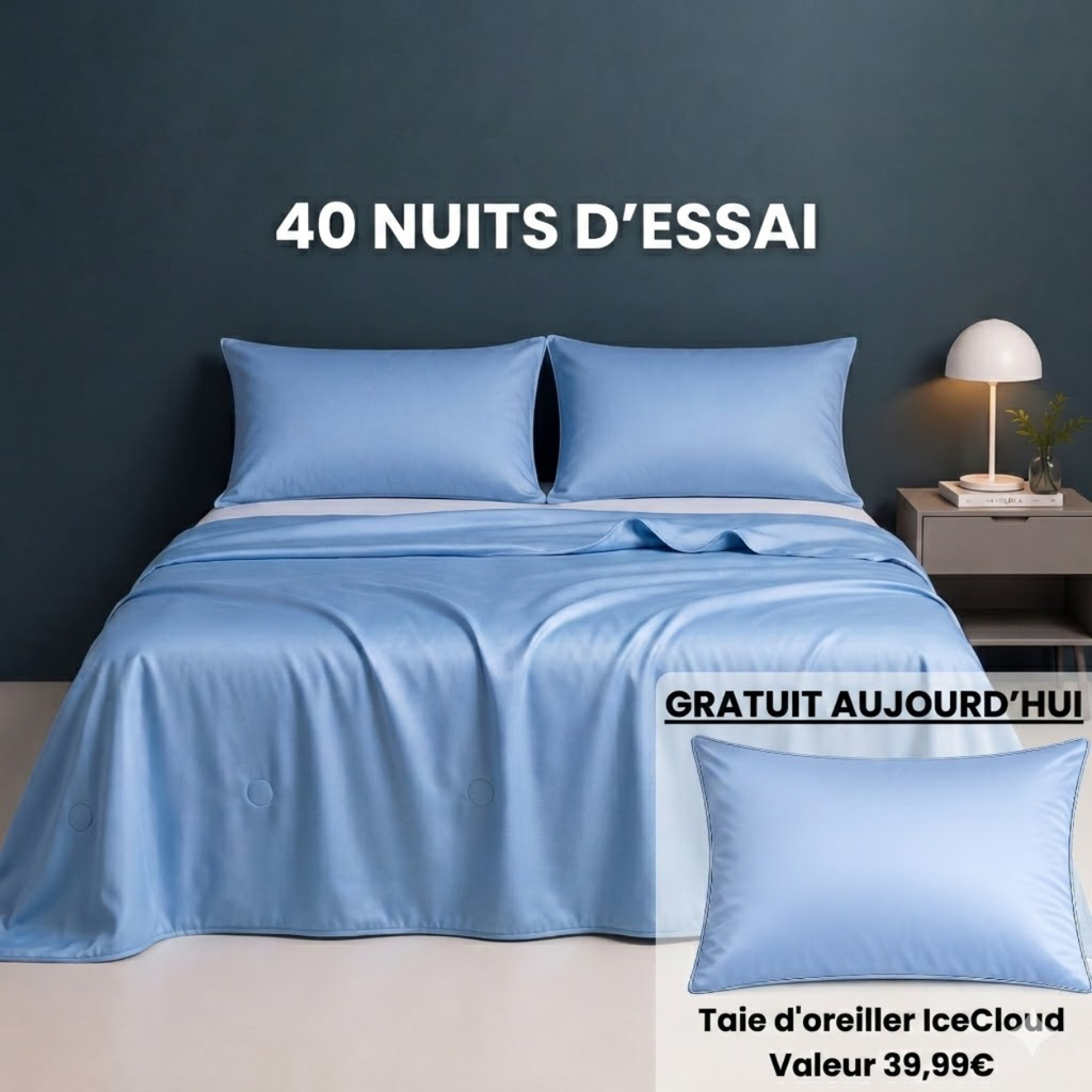 Couverture Nidora® – Couverture rafraîchissante pour les chaudes nuits d'été