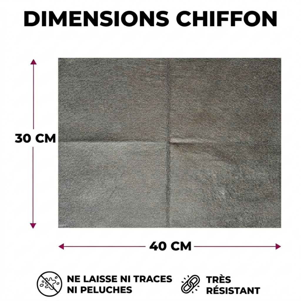 Chiffon magique en microfibre (lot de 5)