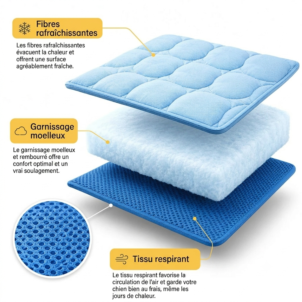 Tapis rafraîchissant pour l'été | Offre 1+1