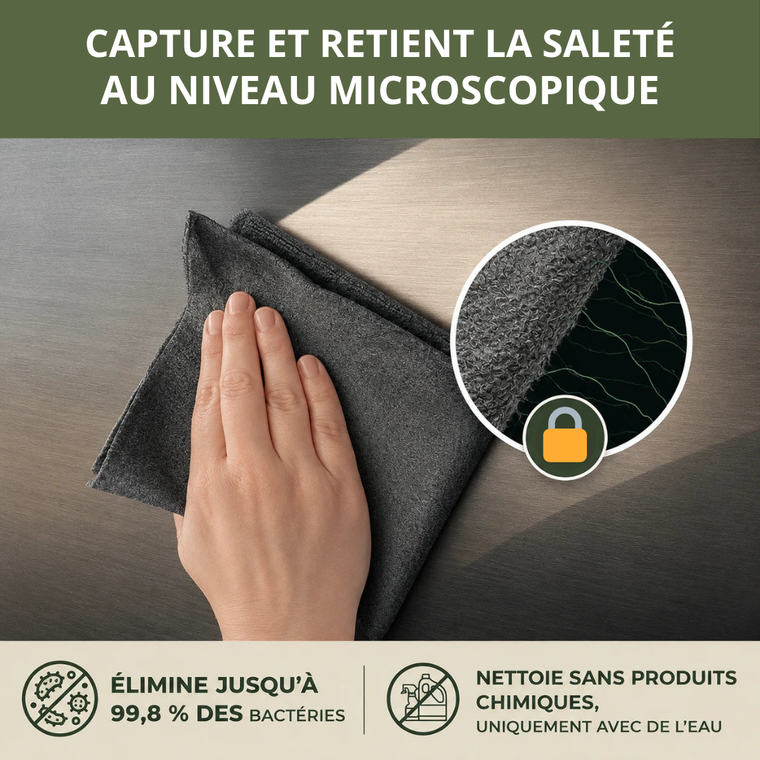 Chiffon magique en microfibre (lot de 5)