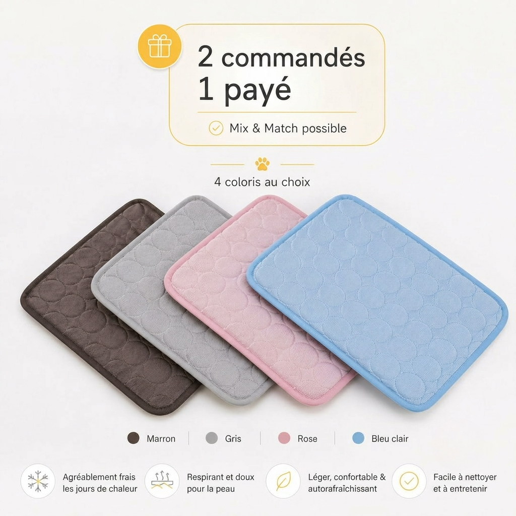Tapis rafraîchissant pour l'été | Offre 1+1