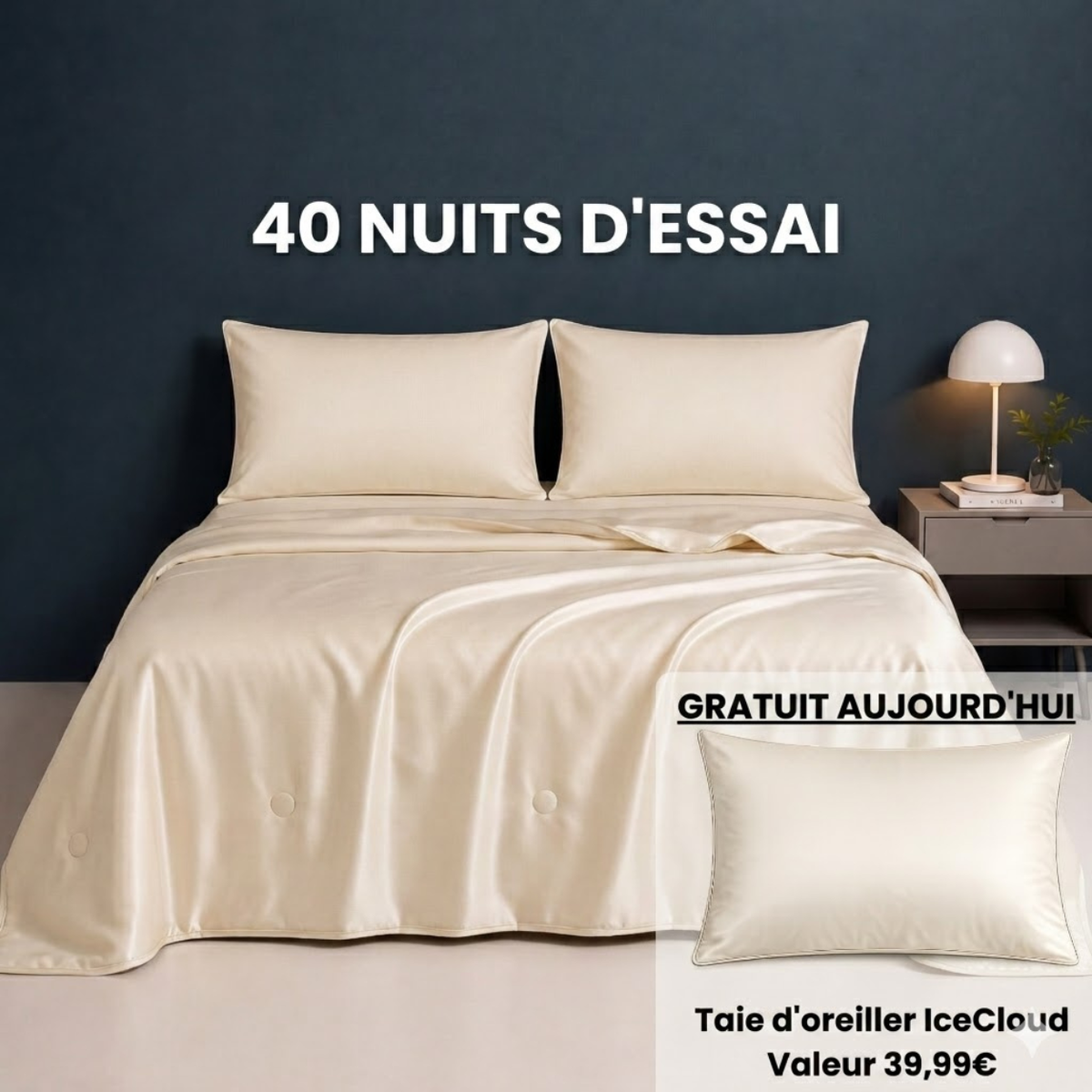 Couverture Nidora® – Couverture rafraîchissante pour les chaudes nuits d'été