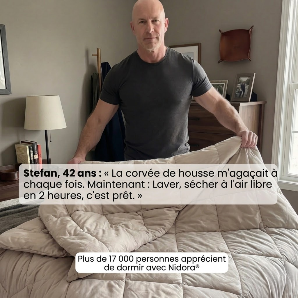 Couette Nidora® – La couette 2 en 1 à séchage rapide qui remplace l'utilisation des draps.
