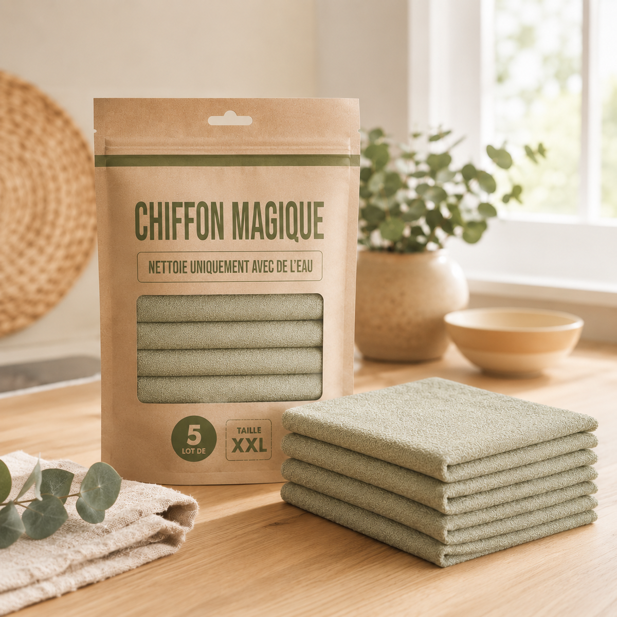 Chiffon Magique en microfibre parfait pour votre maison