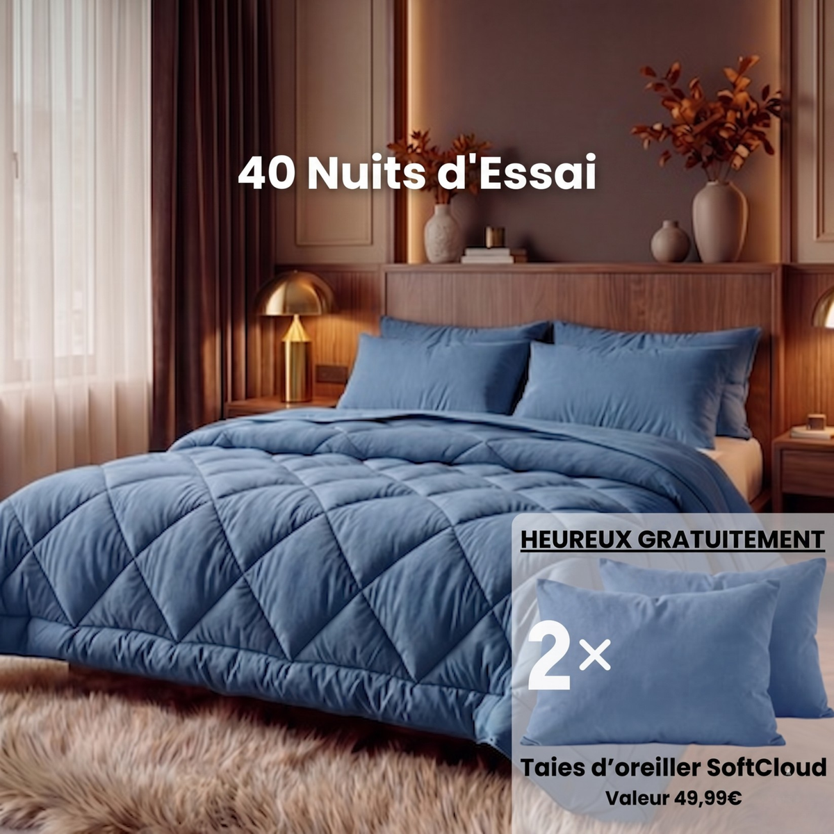 Couette Nidora® – La couette 2 en 1 à séchage rapide qui remplace l'utilisation des draps.