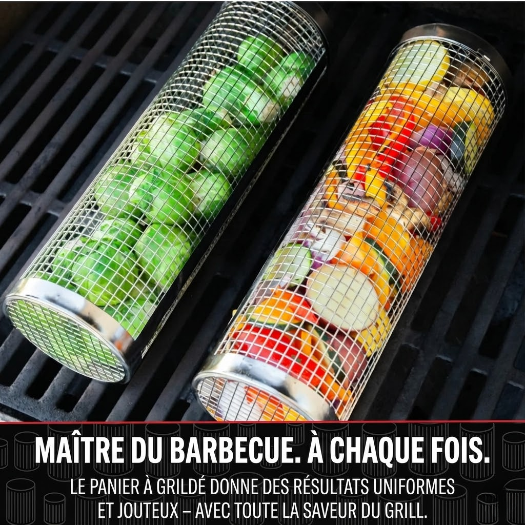 Le panier barbecue – Qualité supérieure, toujours parfaitement grillé