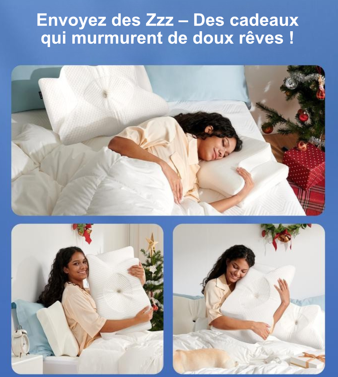 Oreiller cervical en mousse à mémoire de forme Nidora®