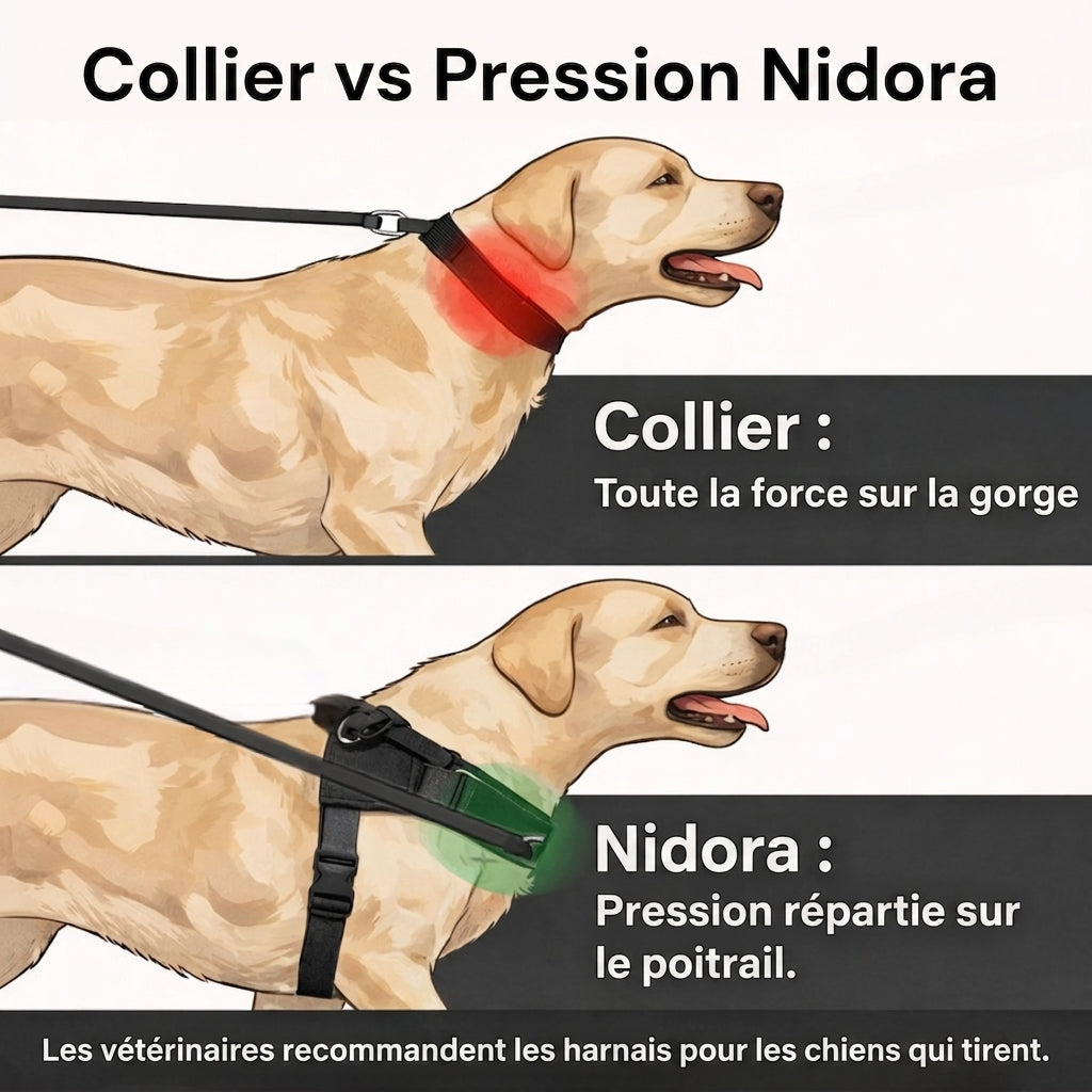 Harnais anti-traction pour chien