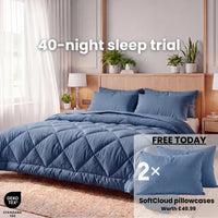 Nidora duvet offer — 40-night sleep trial and 2 free SoftCloud pillowcases