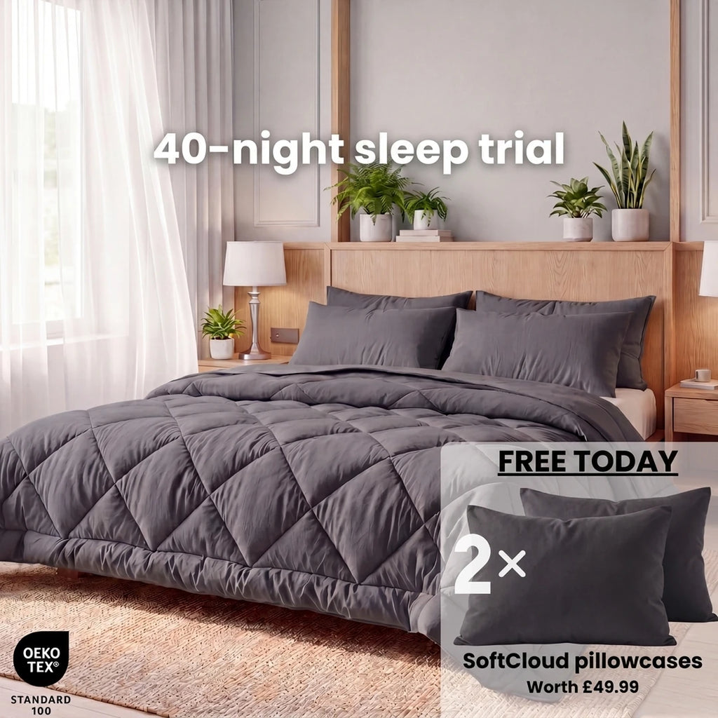 Nidora duvet offer — free SoftCloud pillowcases