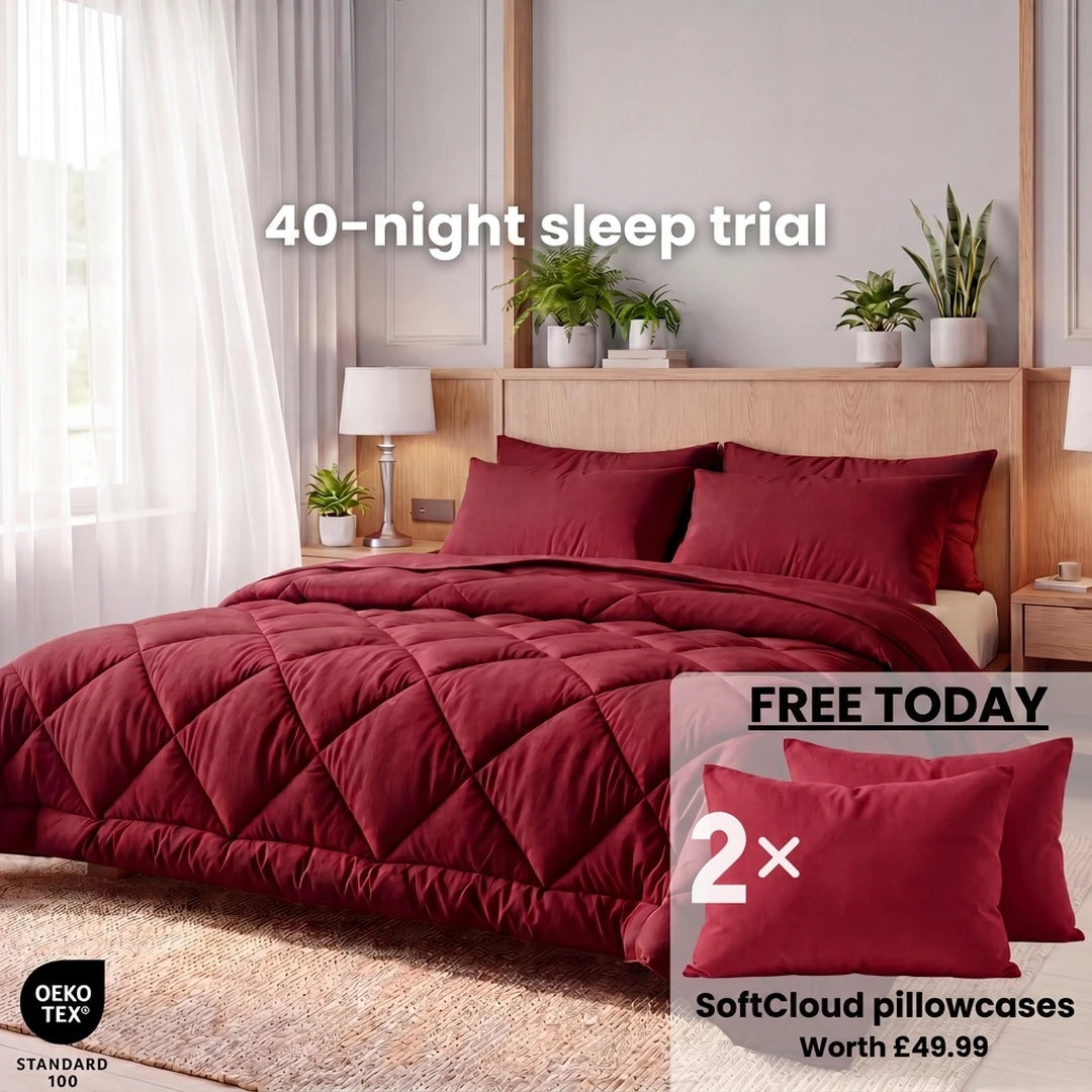 Nidora duvet offer — free SoftCloud pillowcases